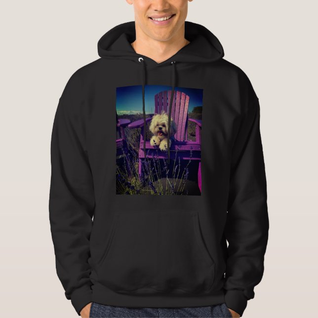 Shih Tzu Puppy Smiles (Dog Days) Hoodie (Front)