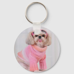 Shih Tzu Puppy - The Razz Key Ring