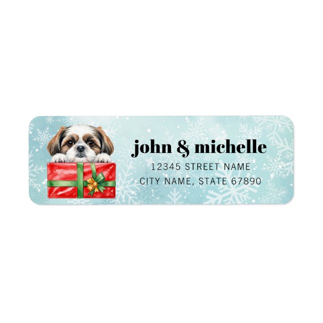Shih Tzu Return Address Labels (Front)