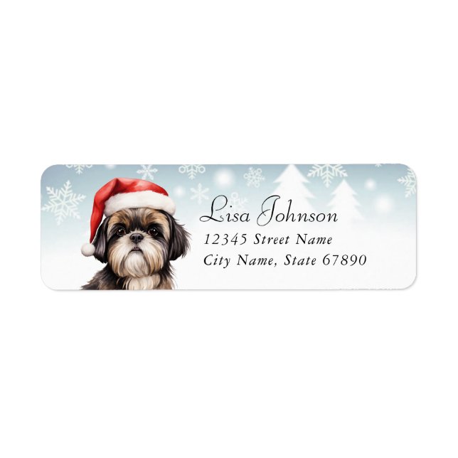 Shih Tzu Return Address Labels (Front)