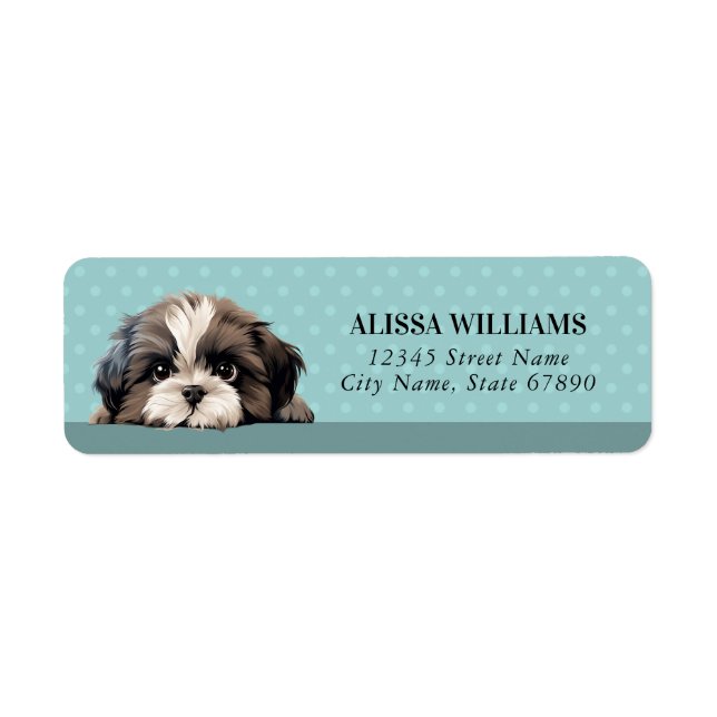 Shih Tzu Return Address Labels (Front)