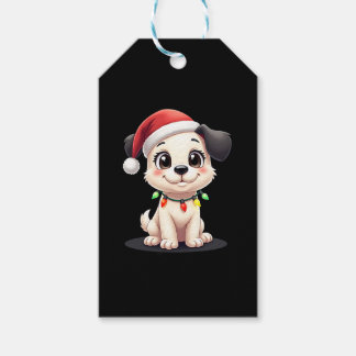 Shih Tzu Santa Christmas Tree Lights Xmas Dog Love Gift Tags