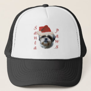 Shih Tzu Santa Paws Trucker Hat