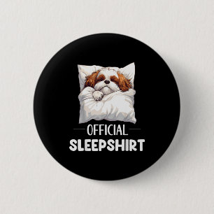 Shih Tzu Sleepshirt Cute Dog Lover Pajama Sleepwea 6 Cm Round Badge