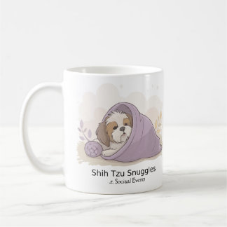 Shih Tzu Snuggles Mug – Cute Cosy Dog Lover Gift
