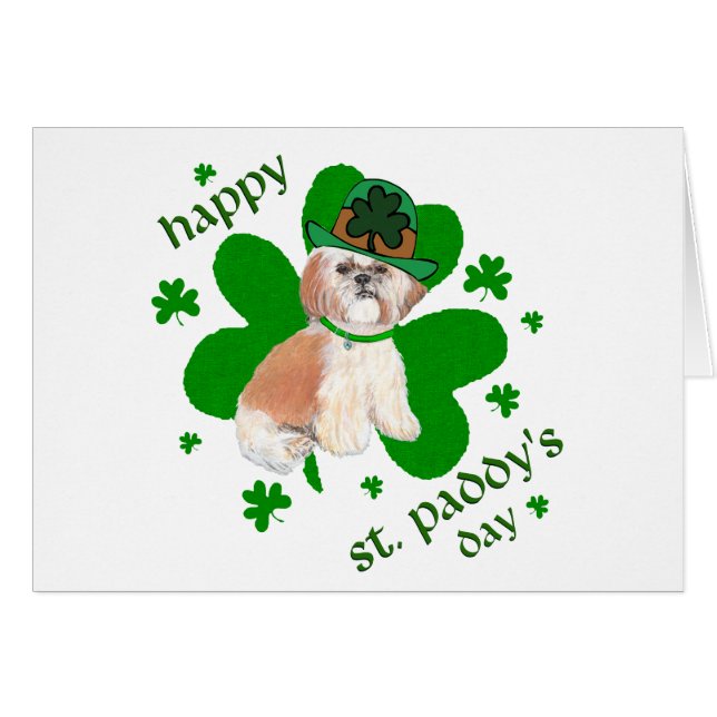 Shih Tzu St Patricks Day (Front Horizontal)