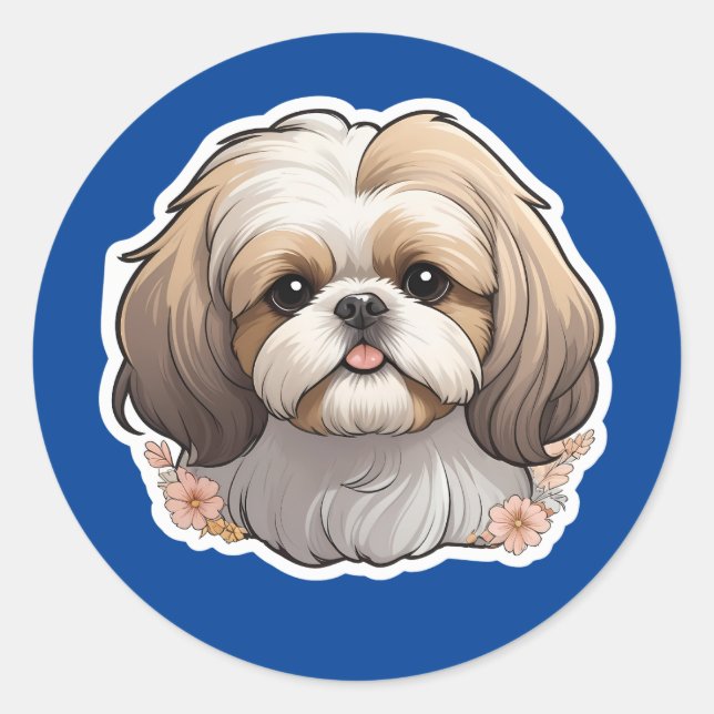 Shih Tzu Sticker (Front)