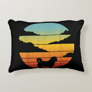 Shih Tzu Style 60s 70s Men Women Gifts Decorative Cushion