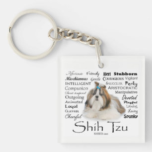Shih Tzu Traits Keychain