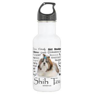 Shih Tzu Traits Water Bottle