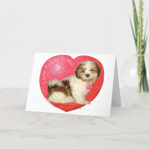 Shih Tzu Valentine's Day Holiday Card