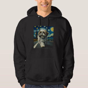 Shih Tzu Walking for Shih Tzu Dog Lovers Hoodie