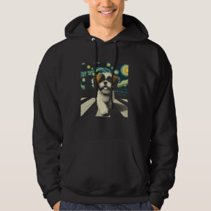 Shih Tzu Walking for Shih Tzu Dog Lovers Hoodie