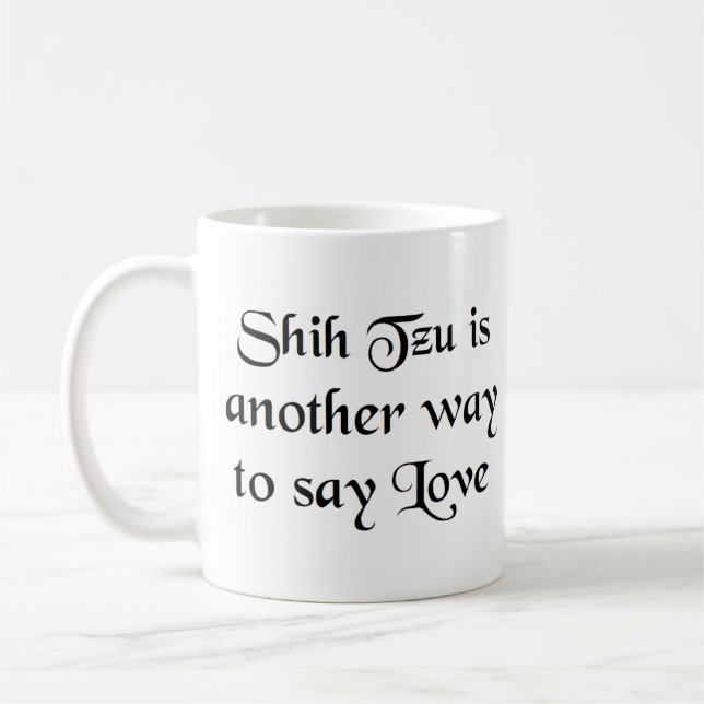shih tzu way coffee mug (Left)