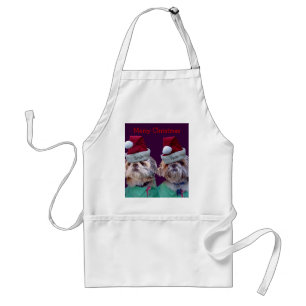 Shih Tzues Shih Two Christmas Apron 2011