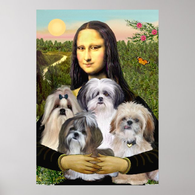 Shih Tzus 4 -MONA Poster (Front)