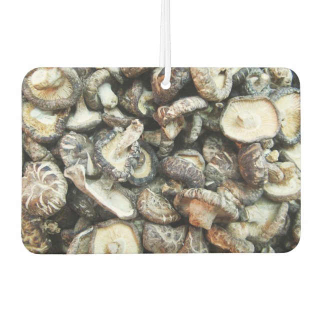 Shiitake Mushrooms Car Air Freshener (Front)