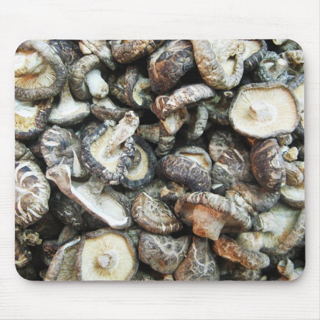 Shiitake Mushrooms Mouse Mat (Front)
