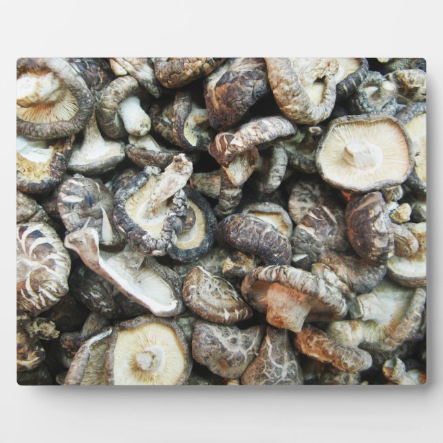Shiitake Mushrooms Plaque (Front)