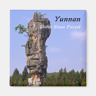 Shilin pinnacles Stone forest - Yunnan,China,Asia Magnet