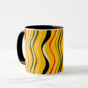 Shima-Shima, colorful pattern, Mug
