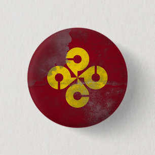 Shimane prefecture 3 cm round badge