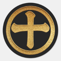 Shimazu Juji Kamon in Gold Seal