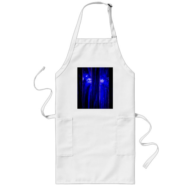 Shimi purple v2 Yeti Face Long Apron (Front)