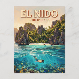 Shimizu Island El Nido Philippines Postcard
