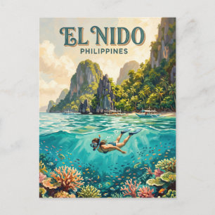 Shimizu Island, El Nido Philippines Postcard