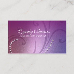 Shimmer and Crystals Business Card