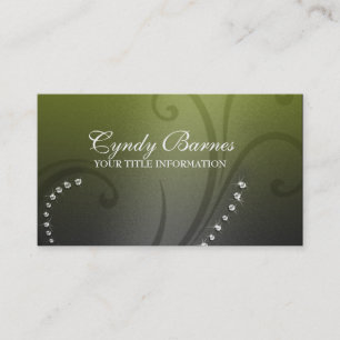 Shimmer and Crystals Business Card