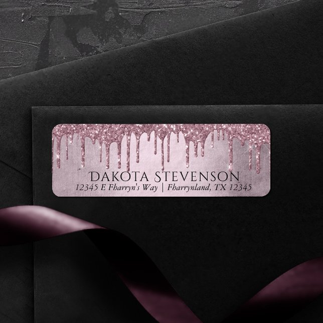 Shimmer Drip Party | Dusty Rose Pink Icing Drizzle (Creator Uploaded)