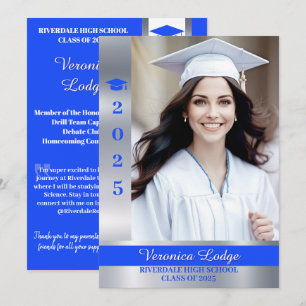 Shimmer Shine Graduation Announcement Photo Card