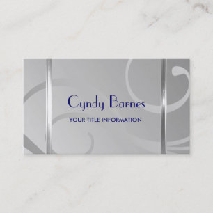 Shimmer Swirls Business Card