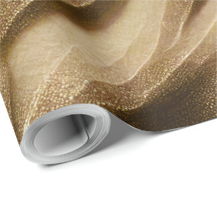 Shimmer Texture Glitter Gold Pattern Wrapping Paper