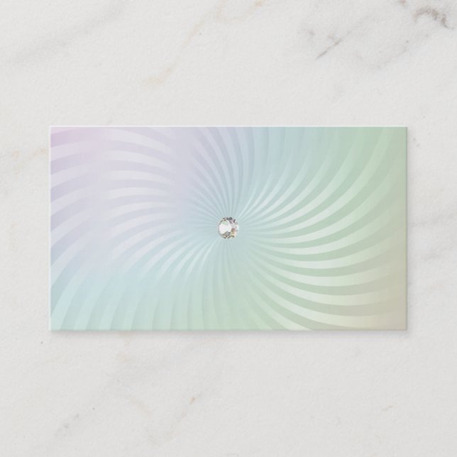 Shimmer Twirl Business Card (Front)