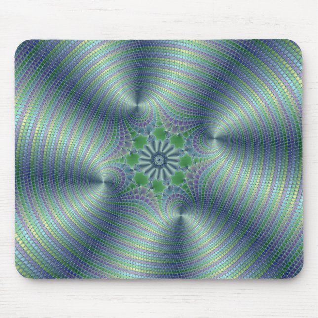 Shimmerine - Fractal Art Mouse Mat (Front)