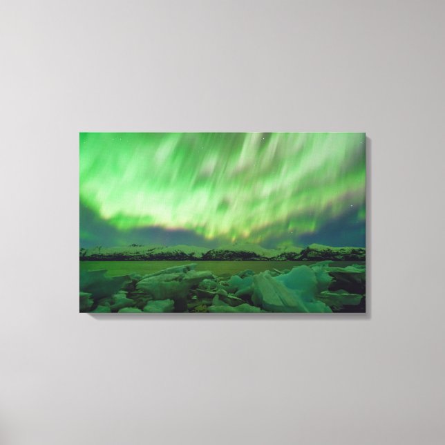 Shimmering Aurora Canvas Print (Front)