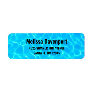 Shimmering Blue Pool Water Reflections Photo