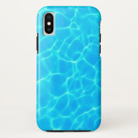 Shimmering Blue Pool Water Reflections Photo