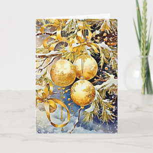 Shimmering Christmas Elegance Card
