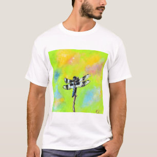 Shimmering Dragonfly Painting T-Shirt