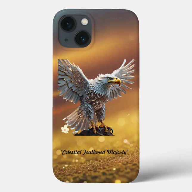"Shimmering Eagle’s Grand Pose" Case-Mate iPhone Case (Back)