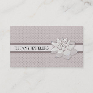 Shimmering Flower Business Card