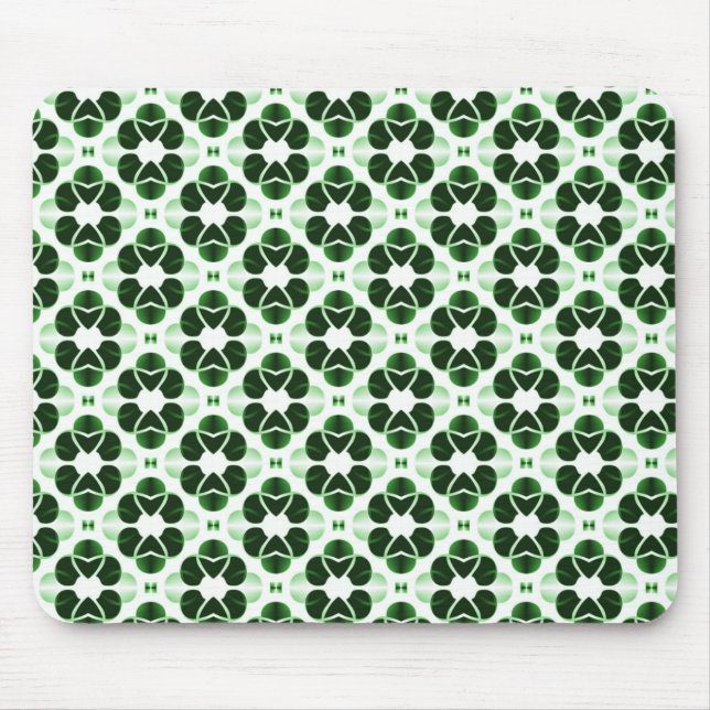 Shimmering Glam Mousepad, Forest Green Mouse Mat (Front)