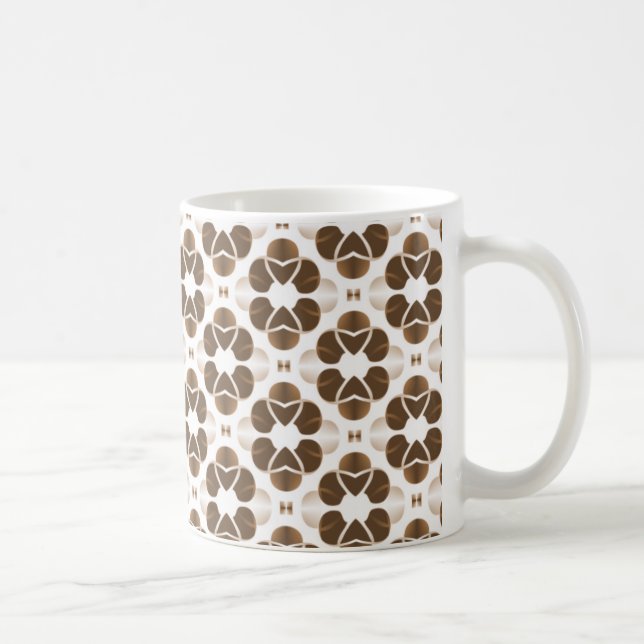 Shimmering Glam Mug, Mocha Coffee Mug (Right)