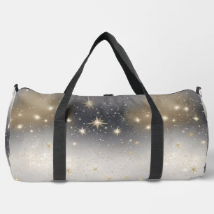 Shimmering Gold and Silver Duffel Bag