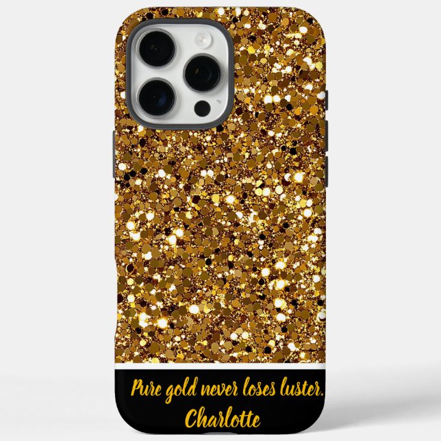 Shimmering gold confetti in celebration Case-Mate iPhone case (Back)