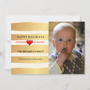 Shimmering Holiday Photo Card